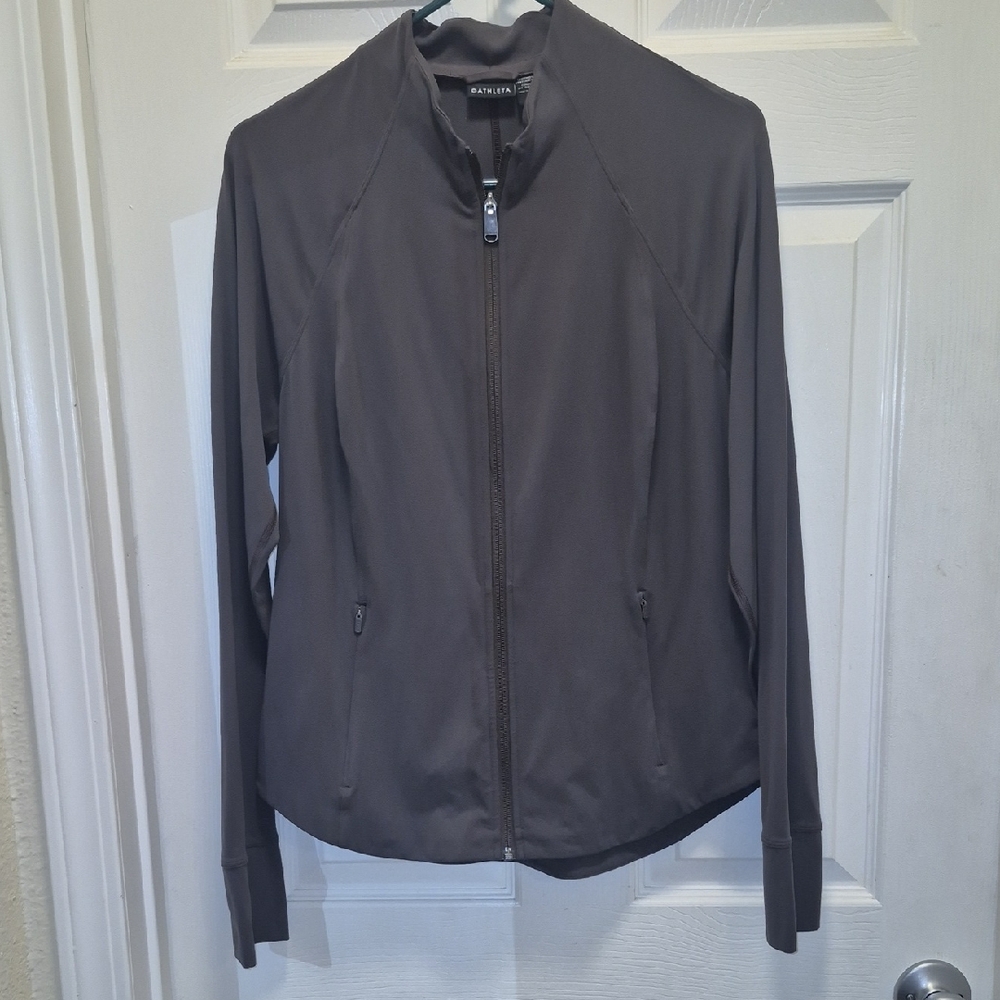 Athleta Charcoal Utility Jacket